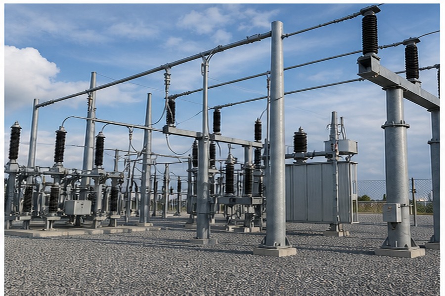 Electrical substation equipment and safety infrastructure